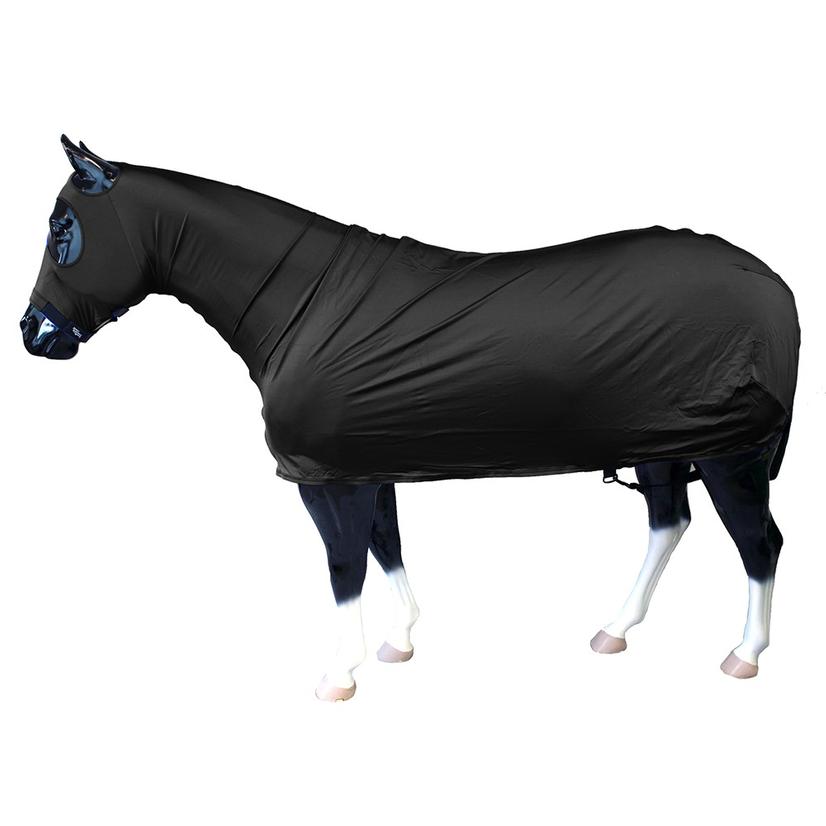 Sleazy Sleepwear Full Body Slinky - Large BLACK