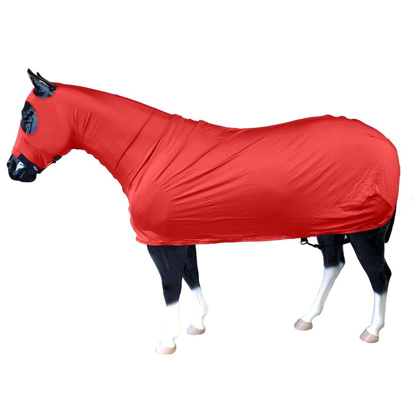 Sleazy Sleepwear Full Body Horse Slinky - Medium RED