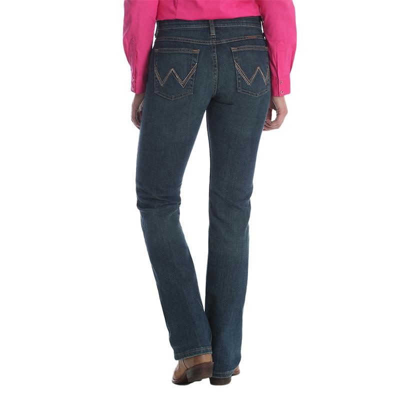 Wrangler Q-Baby Ultimate Riding Jean Mid-Rise Boot Cut Women's Jeans ...