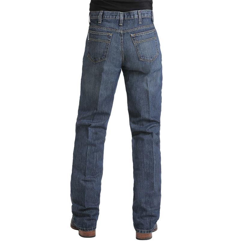  Cinch White Label Relaxed Fit Dark Stonewash Men's Jeans