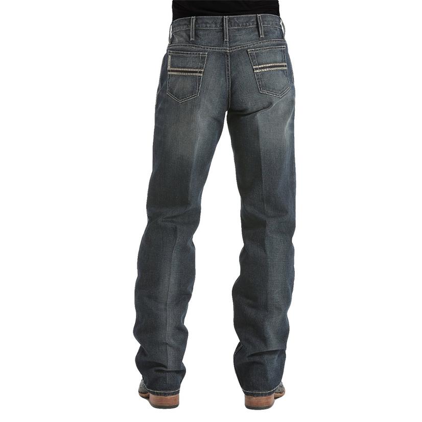  Cinch White Label Relaxed Fit Dark Stonewash Men's Jeans