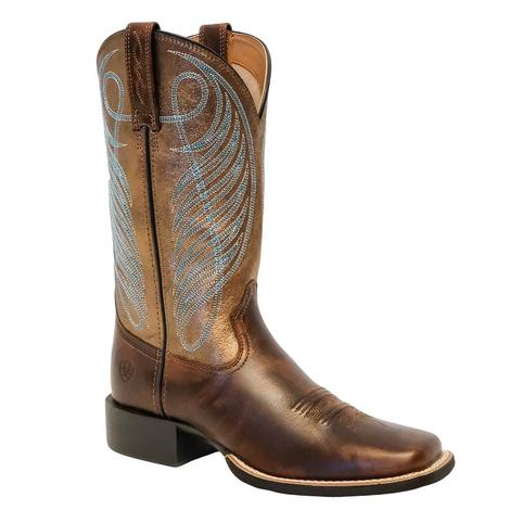 Ariat Womens Round Up Square Toe Boots 
