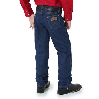 Wrangler Boy's George Strait Original Dark Wash Cowboy Cut Jeans