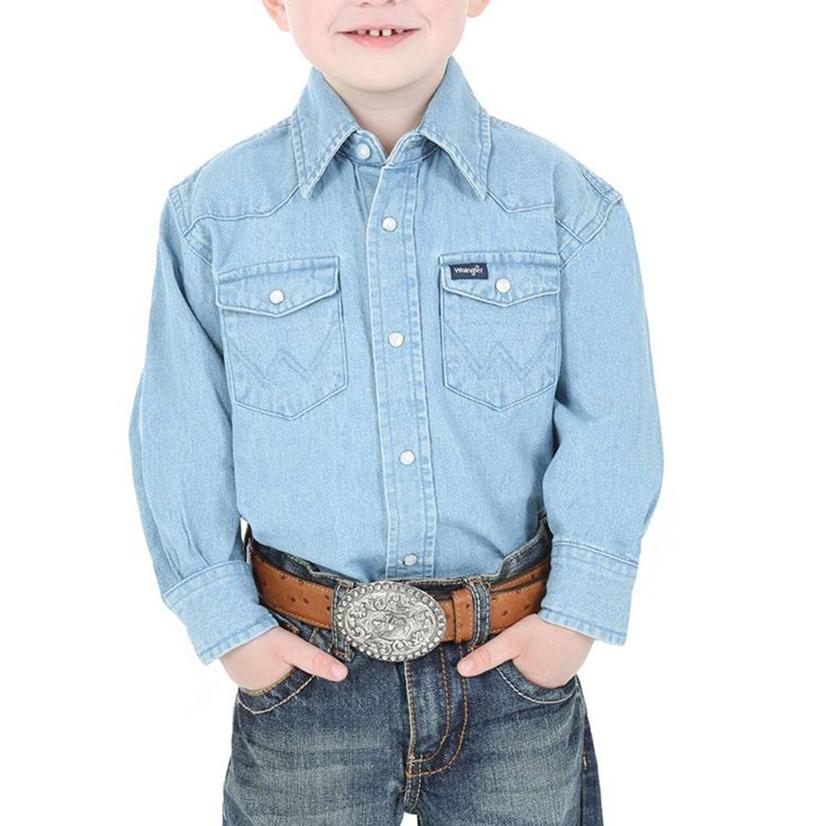  Wrangler Boys Western Snap Shirt