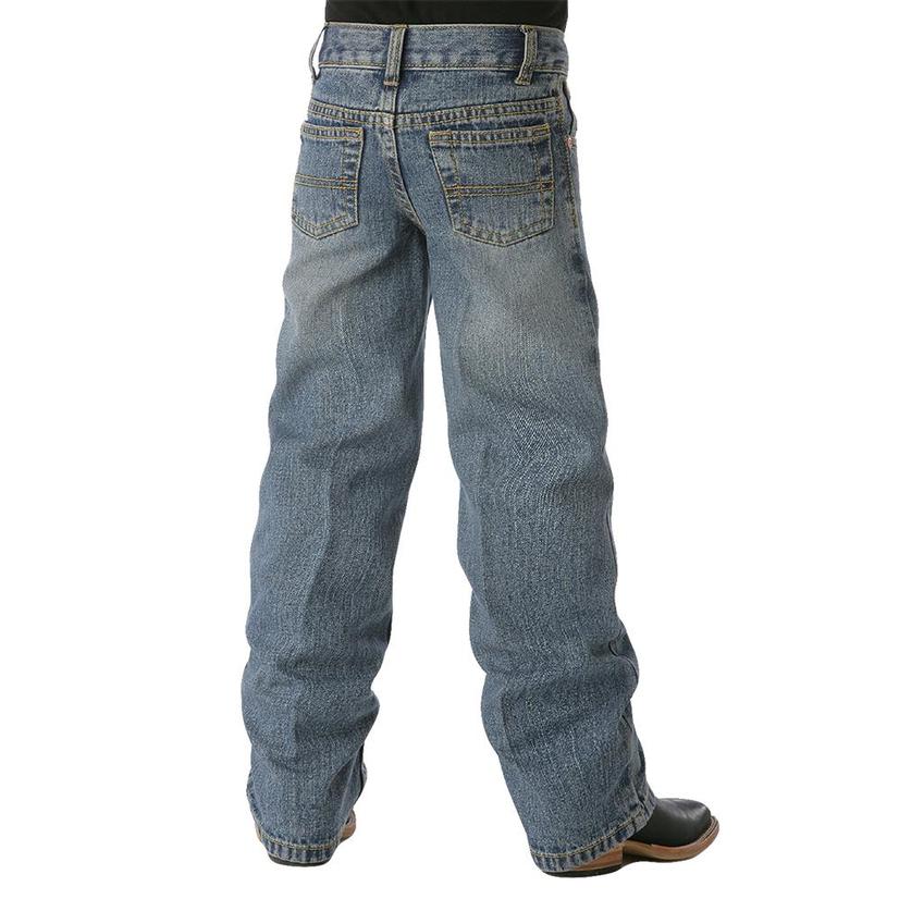  Cinch Boy's White Label Traditional Rise Regular Fit Medium Wash Jean