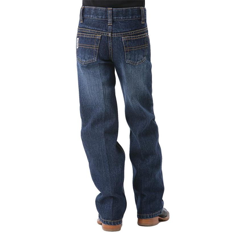  Cinch Boys White Label Slim Fit Jeans - Dark Stonewash