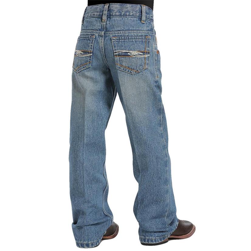  Cinch Boy's Tanner Slim Fit Jean - Medium Wash