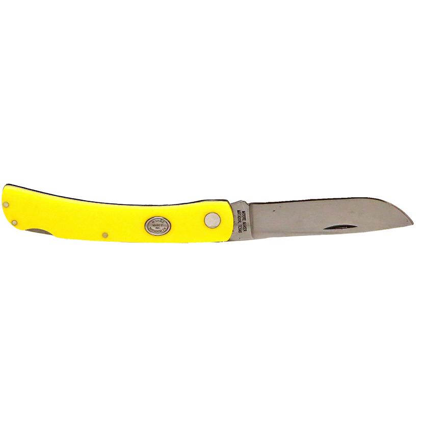  Single Blade Lockback Sodbuster Pocket Knife 4 5/8 