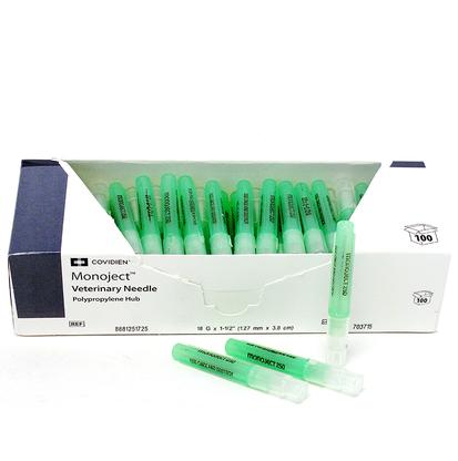Monoject 400 Plastic Hub Needles - 100 Per Box 