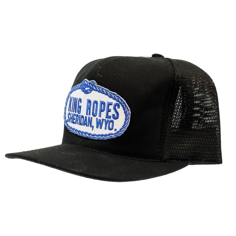 King Ropes Trucker Hat for Men BLACK/BLACK