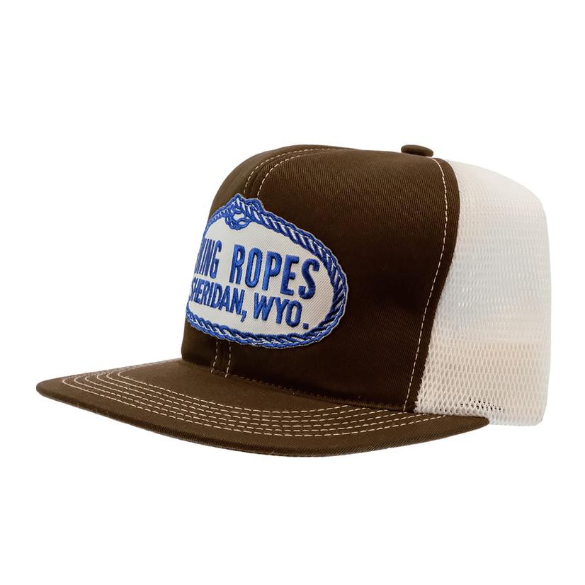 King Ropes Trucker Hat for Men BROWN
