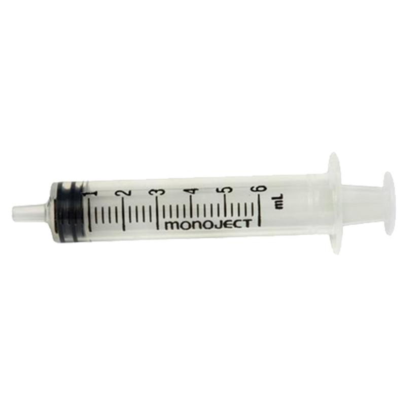  Monoject 6cc Regular Tip Syringe - 50/Box