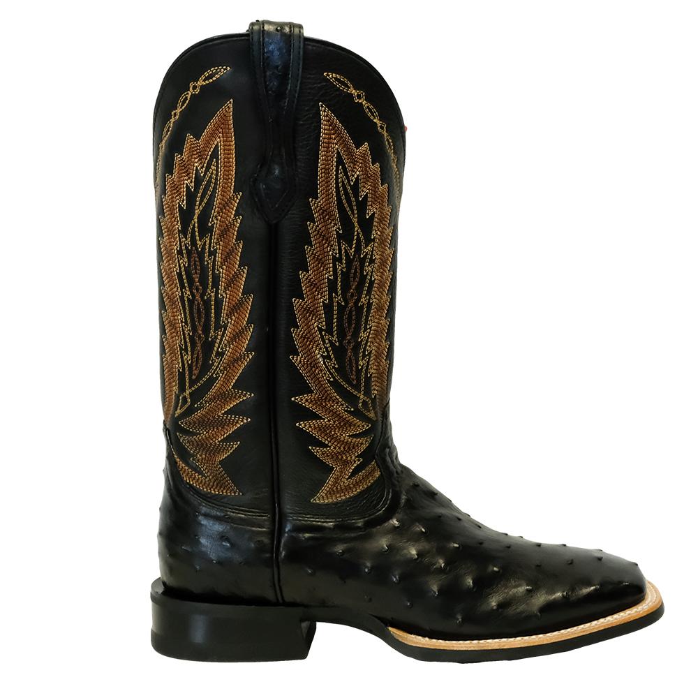 Ariat Men's Cowboy Boots Exotic Ostrich Relentless Platinum – Wei's ...