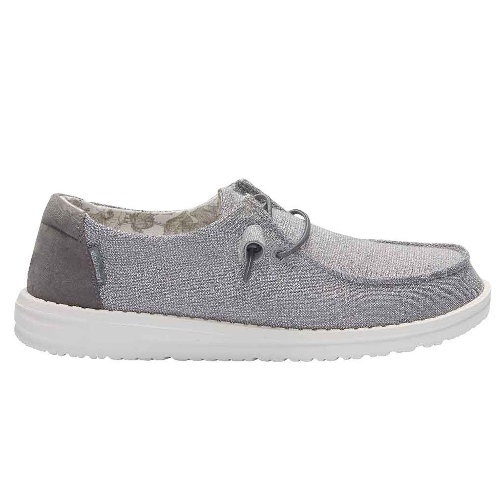 Wendy Stretch Women's Shoes in Sparkling Grey by Hey Dude