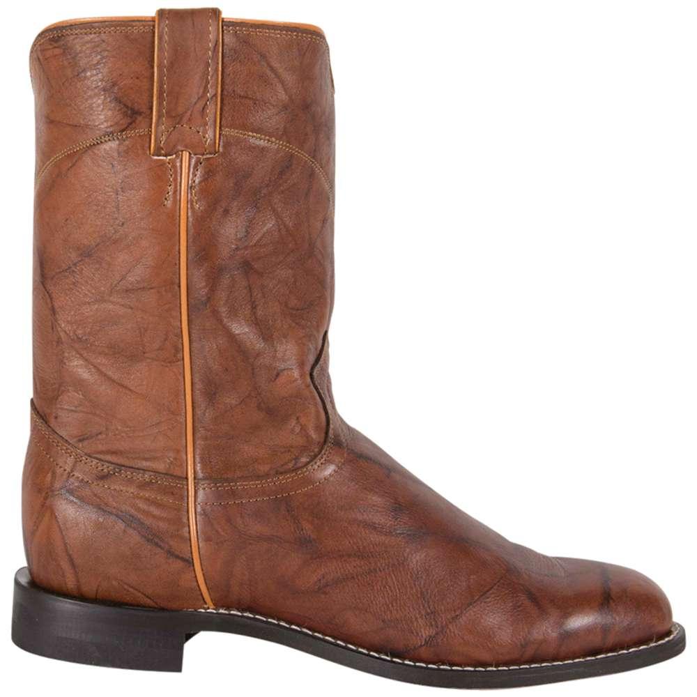 mens leather roper boots