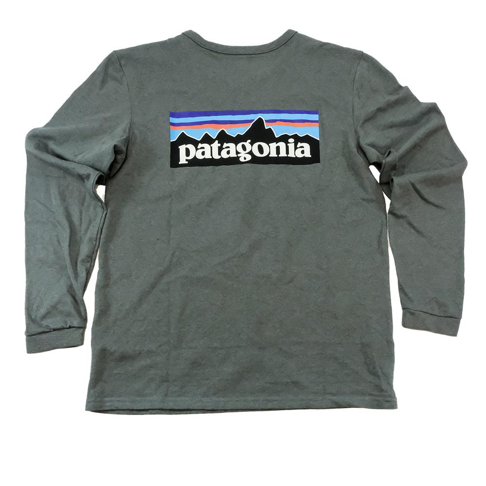 Grey Logo Long Sleeve Women's Shirt by Patagonia