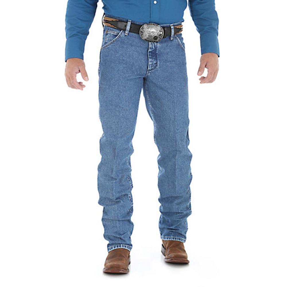 Wrangler Mens Premium Performance Cowboy Cut Regular Fit Denim Jeans ...