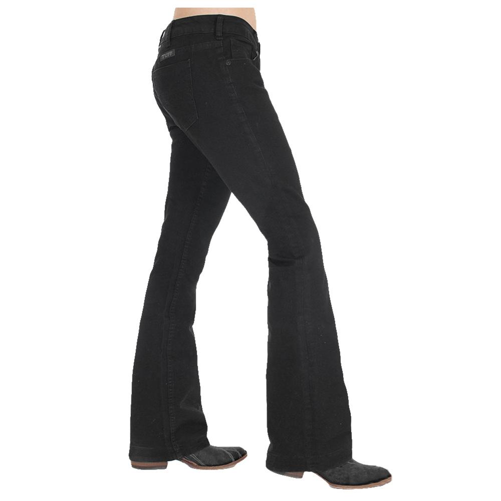 Women's Black Trouser Jeans by Cowgirl Tuff