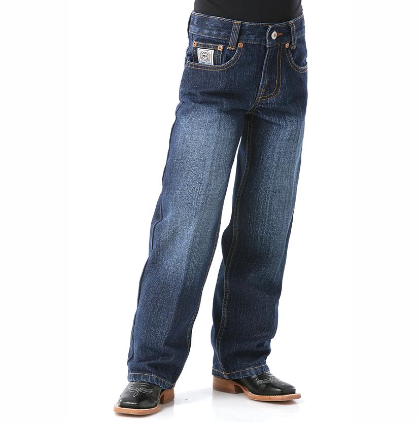 Cinch Boys White Label Regular Original Fit Jeans - Dark Stonewash