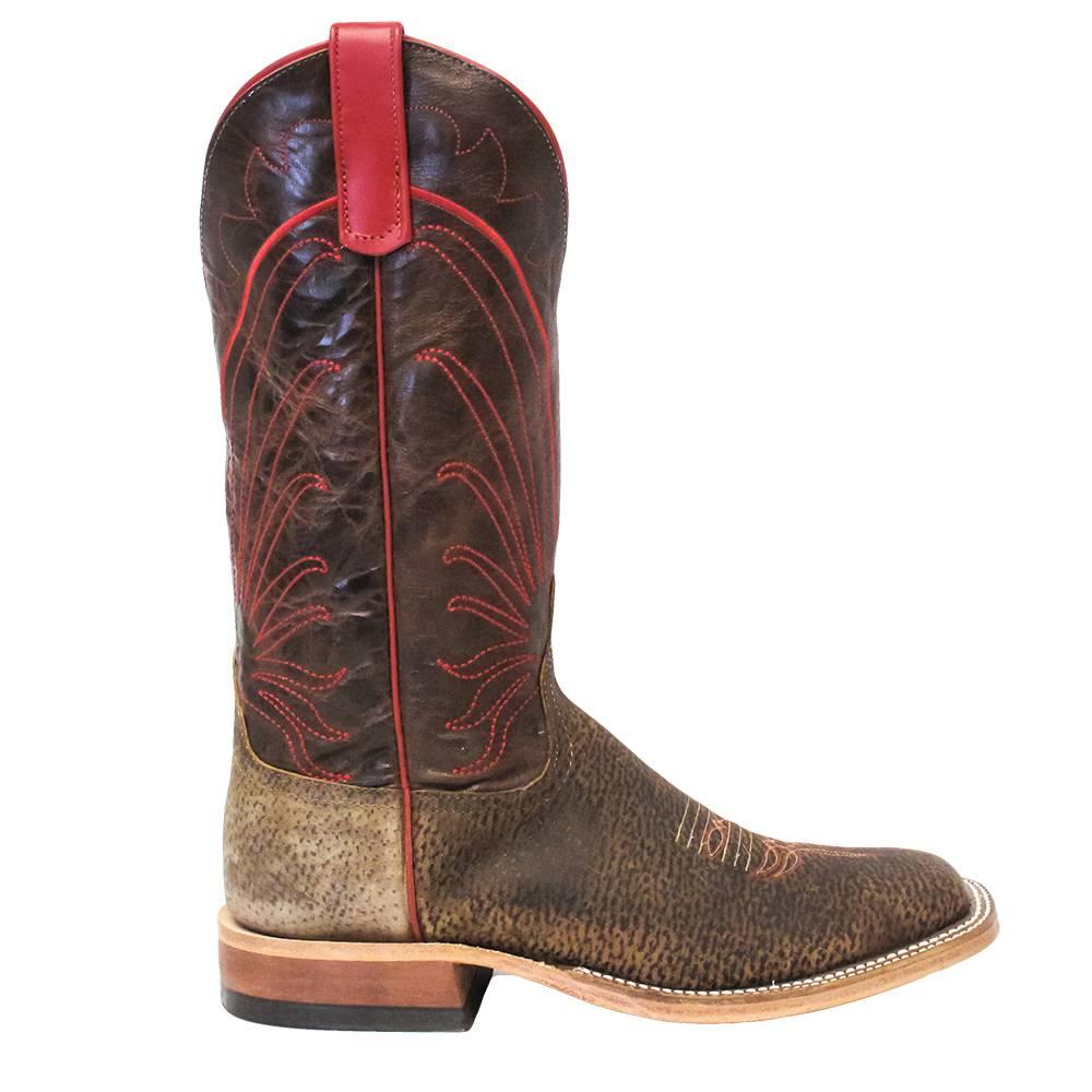 Anderson Bean Mens Tag Boar Bone Explosion Leather Cowboy Boots