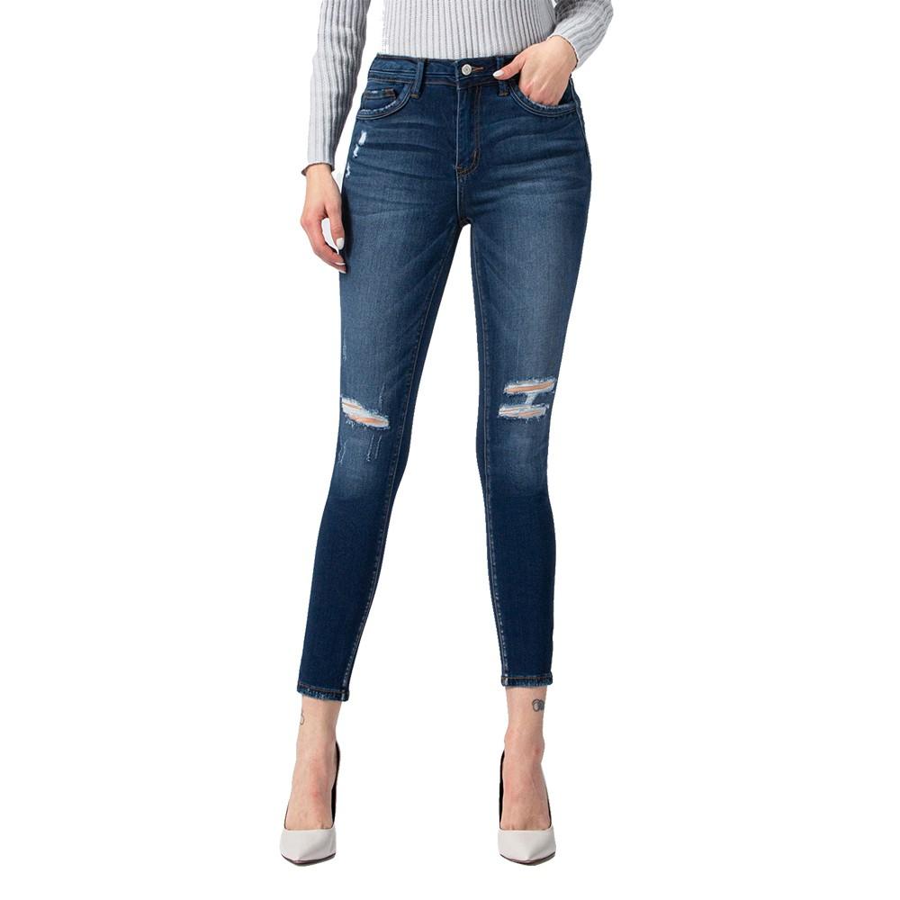 High Rise Skinny with Pocket Band Women's Jeans by Vervet