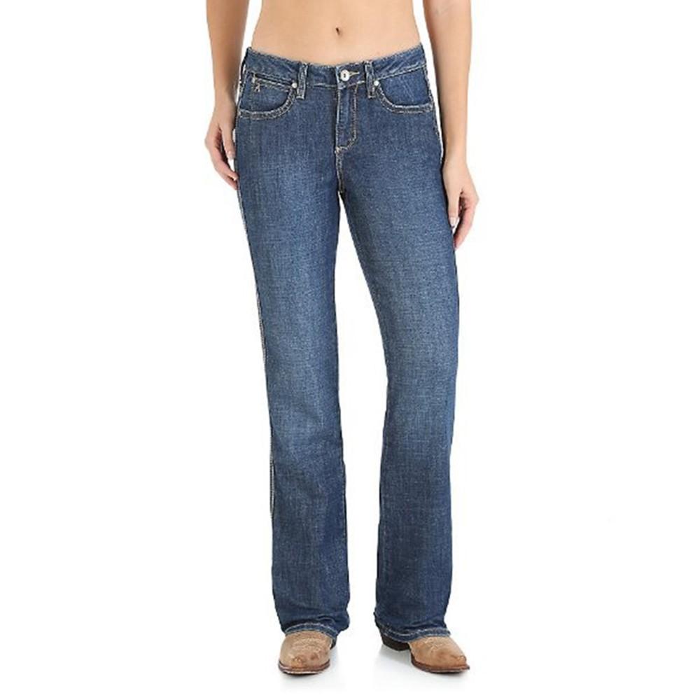 Wrangler Womens Slimming Boot Cut Western Jeans