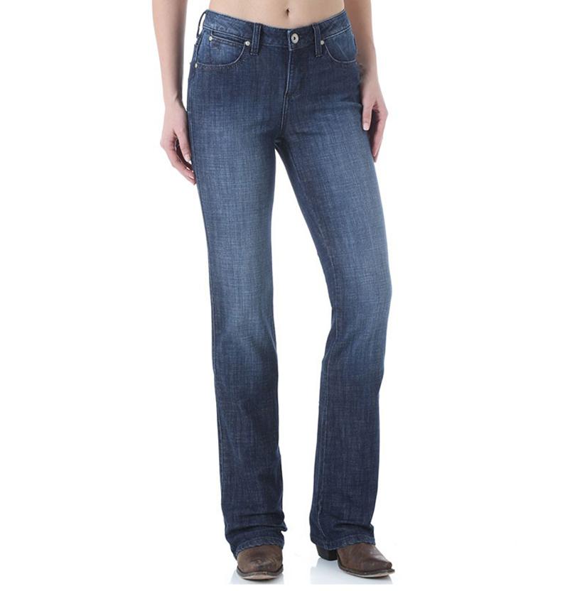 Wrangler Womens Aura Instantly Slimming Booty Up Bootcut Jeans