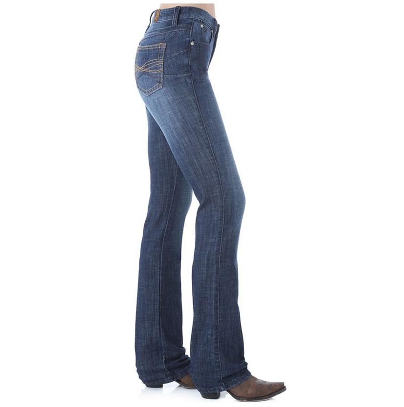Wrangler Womens Aura Instantly Slimming Booty Up Bootcut Jeans