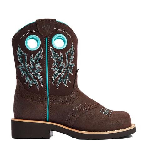Ariat Brown Fat Baby Cowgirl Youth Girl's Boots