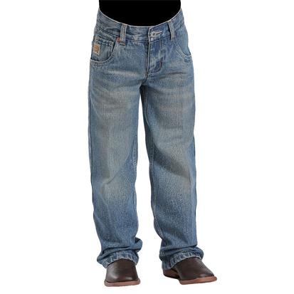 Cinch Boy's Tanner Regular Fit Jeans - Medium Stonewash