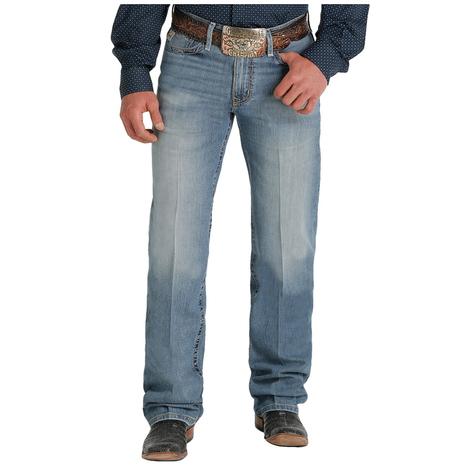 Cinch Grant Light Wash Relaxed Midrise Bootcut Men's Jeans 