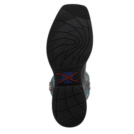 Twisted X Tech X Chocolate and Teal Men's Boot