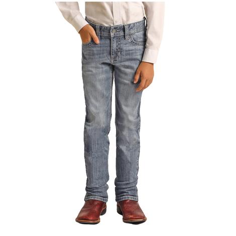 Rock And Roll Light Wash Revolver Boy's Jean