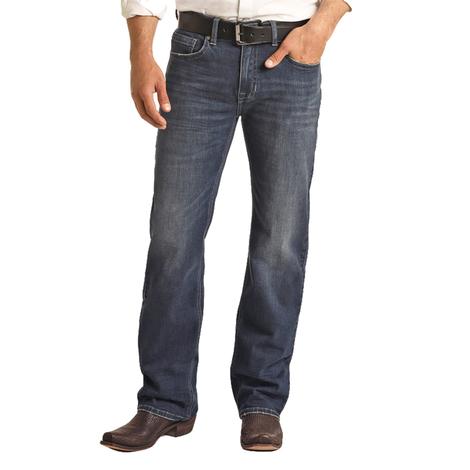 Rock And Roll Double Barrel Straight Men's Jeans