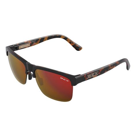 BEX Free Byrd Black Tortoise And Red Sunglasses 